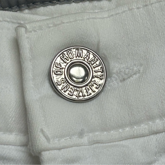 Citizens of Humanity Cara High Rise Cigarette Ankle Jeans White Women’s Size 27 - Picture 6 of 10